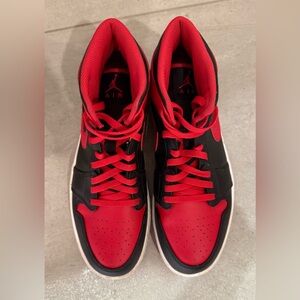 Nike Air Jordan Mid Red and Black Athletic Shoes men’s 8.5